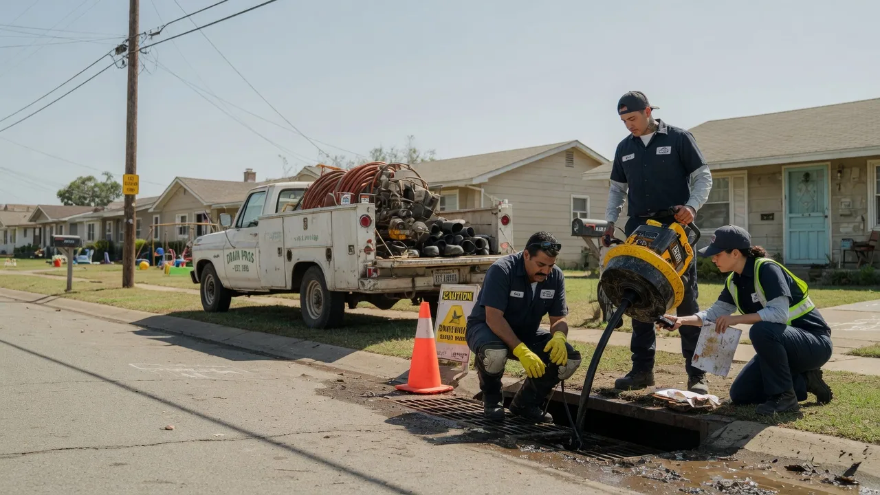 Drain Cleaning in Lopeno, TX near me